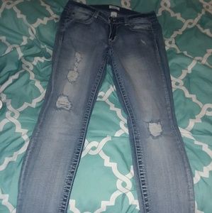 Distressed Mudd Jeans